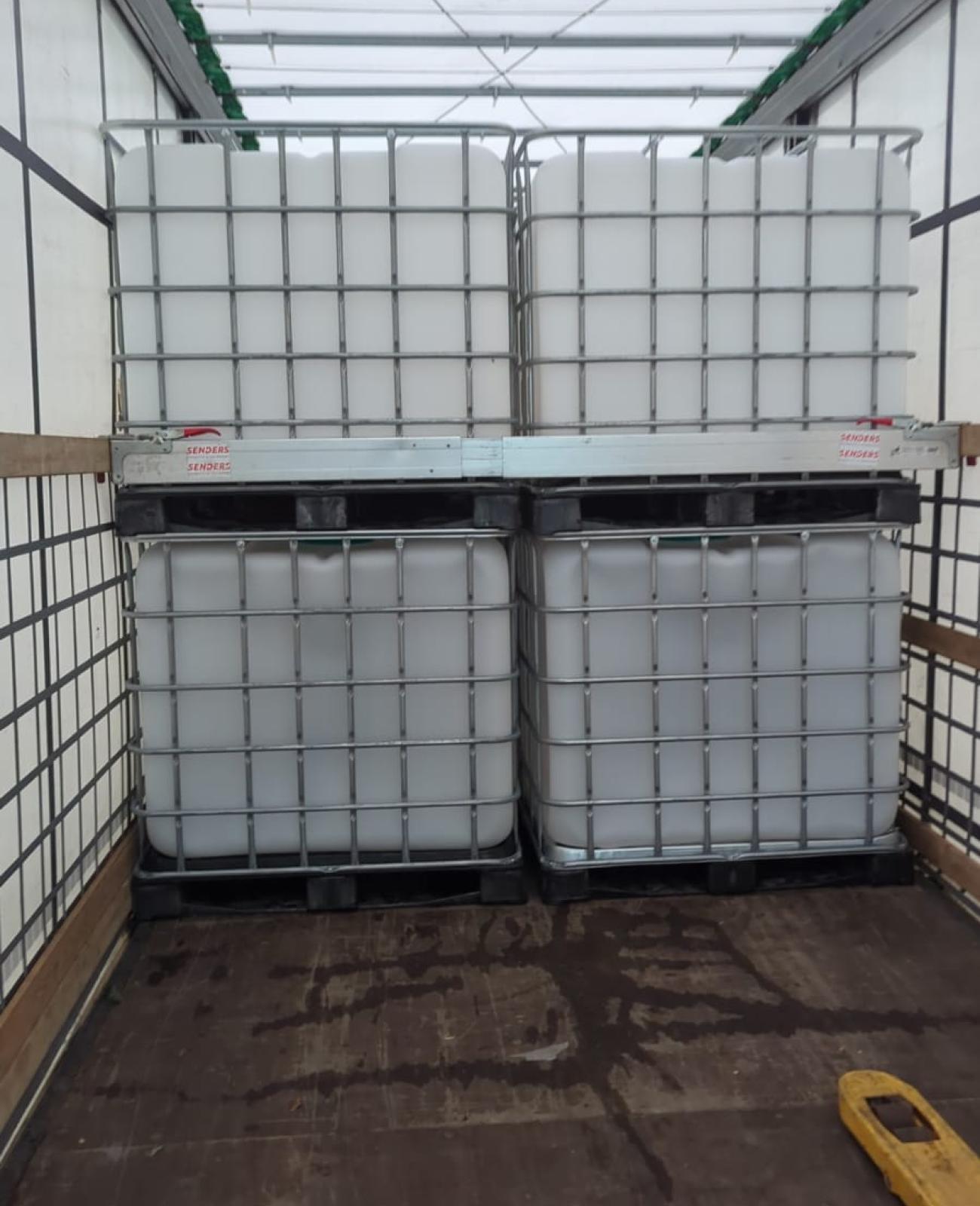 IBC 1.000 liter - cleaned & food grade